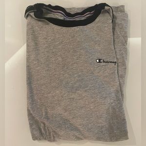 Champion | T-Shirt | Medium | Grey - Black Stitch | Great Condition